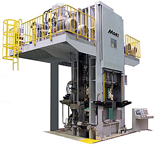 MMF-1000 ton press for a trial of our factory.