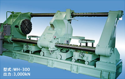 Wheel and axle desorption, horizontal type press【WH】