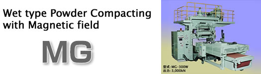 Wet type Powder Compacting with Magnetic field